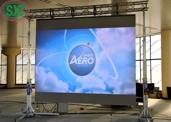 Ekran LED w pełnym kolorze w pomieszczeniach P3.91 500*500mm Pixel Shopping Mall Rental Video Wall
