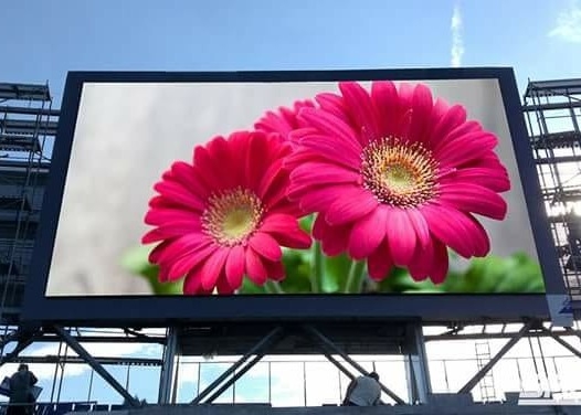 Wyrzutniczy Aluminiowy Obudowa Reklamowa Ekran LED 250x250mm RGB LED Moduł P31.25mm