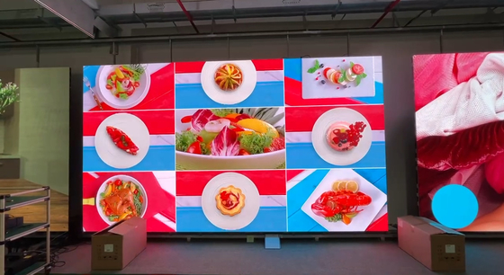 RGB P2.6 Wnętrzny wystawiany aluminiowy pełnokolorowy wypożyczalny ekran LED 3840HZ HD Ekran wideo 250*250MM