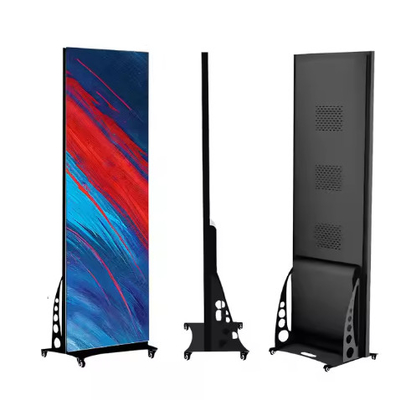 Led Poster Reklama w pomieszczeniach P1.8 P2.5 Przenośny Pantalla Led Matrix Panel Module Billboard Składany Led Poster Display