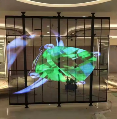 Wysokiej przejrzystości Led Transparent Display P 2.5 Full Color Outdoor Transparent Led Screen Glass Led Display