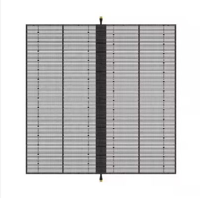P2.6 Led Transparent Screen Display Grille Full Color Led Ice Screen Wewnętrzny elektroniczny ekran reklamowy Ekran szklany