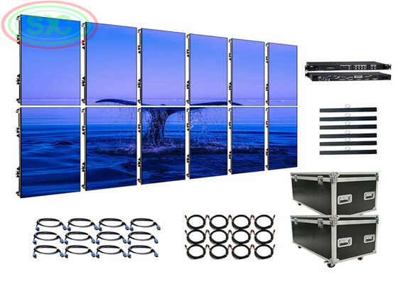 Dobra cena Kompletny system ściany wideo LED P3.91 LED Display 500mmx500mm Scene Backdrop Wewnętrzny ekran LED w Internecie