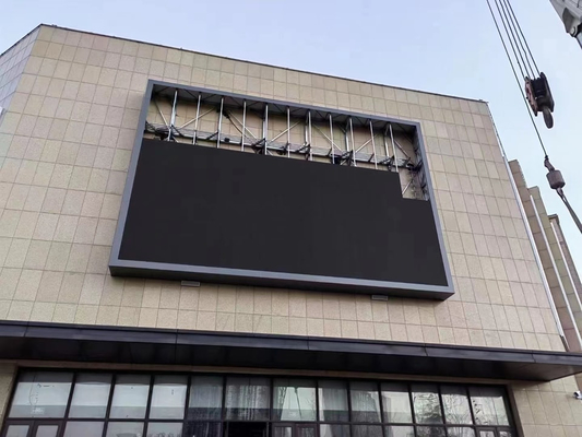 P10 Zewnętrzny pełnokolorowy ekran LED SMD wodoodporny IP65 Stały ekran LED do reklamy przy drodze