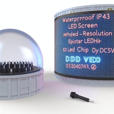 Wodoszczelny ekran IP43 Sphere LED z rozdzielczością Epistar Led Chip DC5V