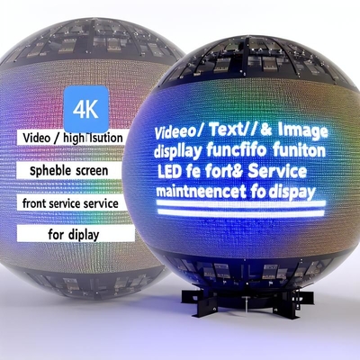 Funkcja wyświetlania wideo/tekstu/obrazu Ekran LED Sfery