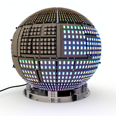 Epistar Led Chip Powered Sphere LED Screen z certyfikatem ISO i wodoodpornością IP43