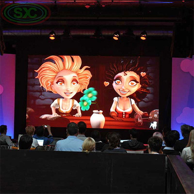 Wypuszczalnia aluminiowa Led Cabinet Rental LED Display Wysoki współczynnik kontrastu 3000 1 i lekki ciężar modułu 0,154 kg