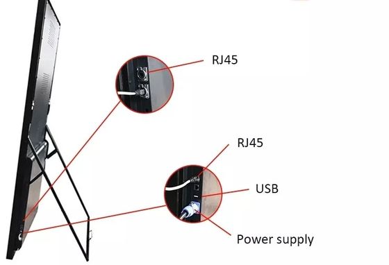 Dobra cena Aluminiowa szafa LED do wyświetlania plakatów z rastrem P2.5mm i rozmiarem modułu 320x160mm w Internecie