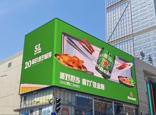 SMD IP65 Outdoor Full Color LED Display Screen P10 Building Advertising LED Billboard