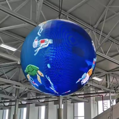 P2.5mm pełnokolorowy sfera LED ekran 360 kąt widzenia