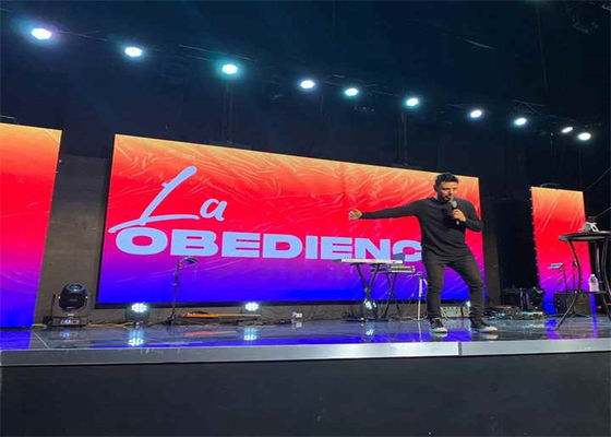 Łatwe montaż i demontaż w pomieszczeniach P3.91 LED display 500*500mm