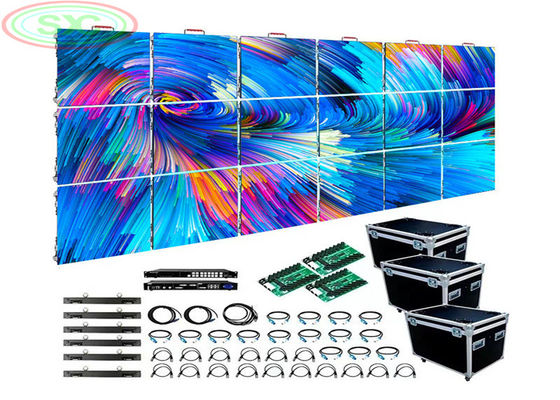 Dobra cena Ekran LED w pełnym kolorze w pomieszczeniach dla koncertów i wydarzeń 640*640mm P2.5 bezproblemowy panel ekranowy wynajmu ściany wideo w Internecie