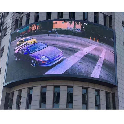 P6 Outdoor Wodoodporny IP65 Stała instalacja Wyświetlacz LED Billboard / Zewnętrzny cyfrowy wyświetlacz reklamowy LED