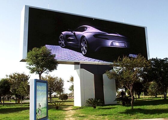 Dobra cena Wodoodporny Duży billboard LED P6 z ramą stałą, ekran reklamowy naścienny uliczny w Internecie