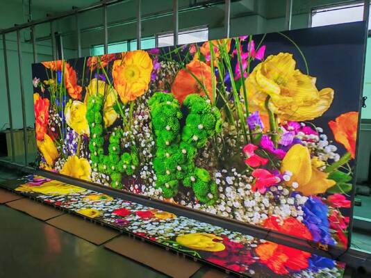 Wewnętrzny pełnokolorowy wyświetlacz LED p2.5 z szafką 640x480mm, częstotliwość odświeżania 3840hz