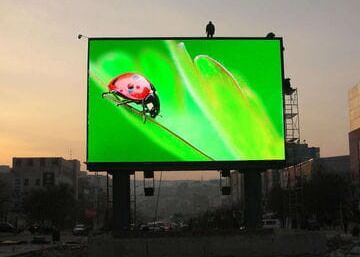 Wodoodporny, stały ekran reklamowy LED do billboardów zewnętrznych 960x960 mm, pełnokolorowy ekran wideo P5