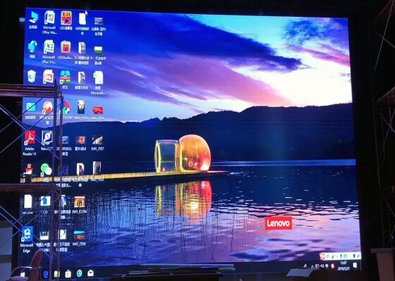 Światło LED P3.91 Ekran LED Wewnętrzny / Zewnętrzny Na ścianie Ekran LED 3840hz