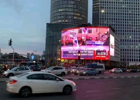 wodoodporny z tyłu z otwartym szafą p10 zewnętrzny pełnokolorowy ekran LED