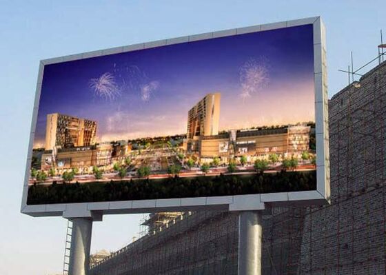 wodoodporny z tyłu z otwartym szafą p10 zewnętrzny pełnokolorowy ekran LED