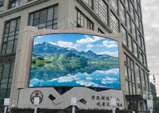LED P6 Outdoor Full Color LED Display do Ściany Reklamowej z Wysoką Rozdzielczością i Jasnością, Energooszczędny do Wyświetlania Wideo na Zewnątrz