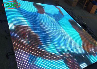 Wydarzenie imprezowe Wnętrze zewnętrzne Led Podłoga taneczna Ekran 500 * 1000mm Szafki pełnobarwne
