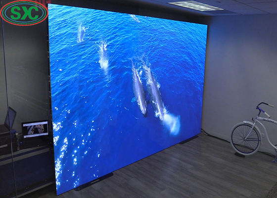 Dobra cena Kolorowy wyświetlacz LED P6 Full HD 27778 / m2 Gęstość pikseli w sali konferencyjnej w Internecie