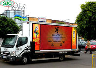 Mobilna ciężarówka z wyświetlaczem LED o wysokiej jasności na zewnątrz Ekran reklamowy o wysokości 10 mm
