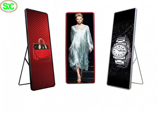 Inteligentny wewnętrzny totem LED do wyświetlania plakatów