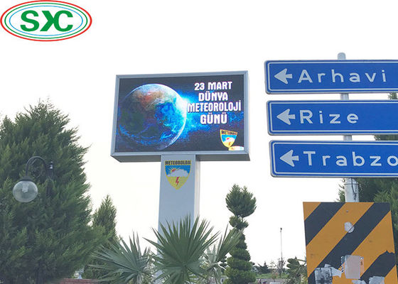 Dobra cena Reklama Zewnętrzny kolorowy wyświetlacz LED DIP P10 Jasność 3 w 1 6000cd / m2 w Internecie
