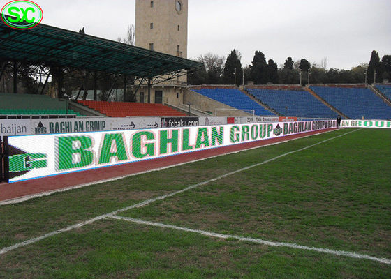 P10 RGB Football Stadium LED Display, 5000hz Wysoka częstotliwość odświeżania 5 lat gwarancji