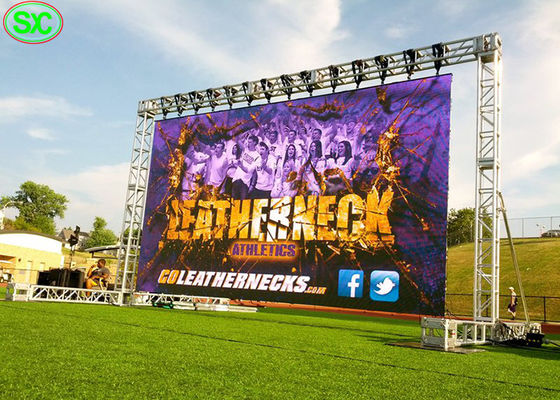 Wypożyczalnia LED P4.8mm Wyświetlacz na świeżym powietrzu Duża wypożyczalnia ekranu