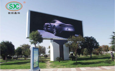 P6 wodoodporna szafa LED aluminiowy billboard, wysokiej jasności LED ekran wideo