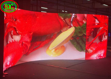 SMD Skrzywiony ekran reklamowy LED 3,91 mm Pixel Pitch 25 Wattled ekran reklamowy reklamowy