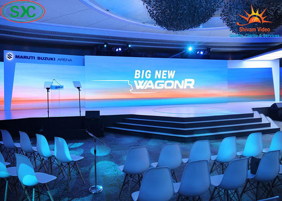 Wnętrze/Wydrzew Reklama Skrzywiony ekran LED Ekran IP34 3,91 mm Pixel Pitch skrzywiony wyświetlacz LED