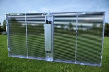 Wysokiej jasności przezroczysty ekran LED pełnobarwny tabliczka reklamowa SMD2121