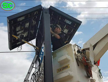 P2.5 kwadratowy Reklama zewnętrzna wodoodporny pełnobarwny HD LED Aluminiowy ekran do odlewania