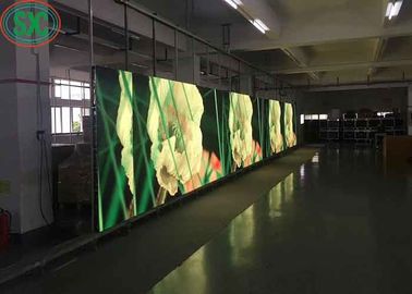 62500 kropek/m2 zewnętrzny pełnokolorowy ekran LED odlewany aluminiowy IP65 wodoodporny