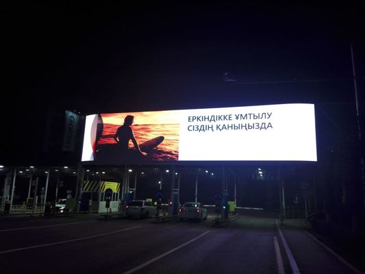 Dobra cena Duże reklamy Led ekrany stałe na podwójnej kolumny / na zewnątrz Led Tablica w Internecie