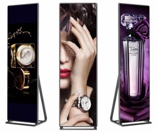Podłoga stojąca LED lusterkowy ekran Digital Signage pełnokolorowy wodoodporny wyświetlacz LED Plakat