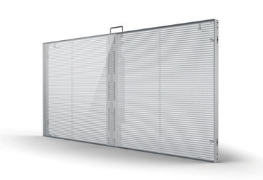 Komercyjny 1R1G1B Przejrzysty ekran telewizyjny LED 1000mmx1000mm Rozmiar obudowy