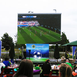 Zewnętrzny pełnokolorowy ekran P10 SMD Stadion piłki nożnej obwód LED