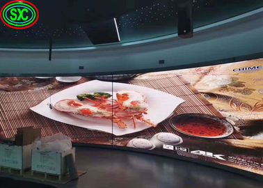 Łatwe w instalacji wypożyczalnia ekranu tła LED, ekran zasłony LED P3.91