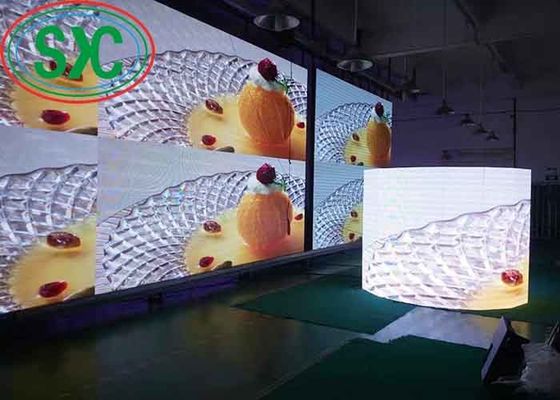 Full Color Outdoor LED Rental Screen, 6mm Pixel Pitch Przejrzysty ekran wideo