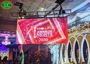 P2.6-P6.25 Ekran LED ze środowiskiem scenicznym Duży ekran 65410 Pixel Density led stage curtain screen