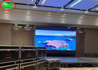Wysoka częstotliwość odświeżania Twarz Scene Duży moduł magnetyczny P2 LED Display Video Wall
