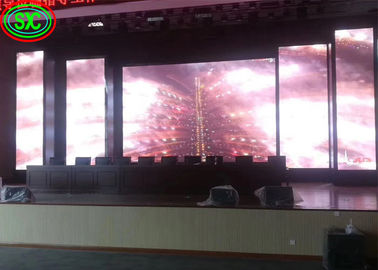 Wysokiej jakości P3.91 Wnętrze Led Screen Scene Event Wynajem pełnobarwny Video Wall 7 segmentów