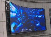 4500cd / m2 Jasność Elastyczny ekran LED Zewnętrzny zakrzywiony wodoodporny układ Epistar P8