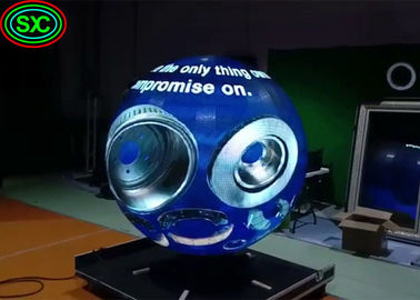 Wnętrzny wyświetlacz LED 360 stopni z cylindrem zewnętrzny wyświetlacz kolumny krzywy reklamny billboard