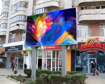 Zewnętrzna wysokiej rozdzielczości P10 LED Aluminiowy ekran do odlewania SMD3535 3 lata gwarancja